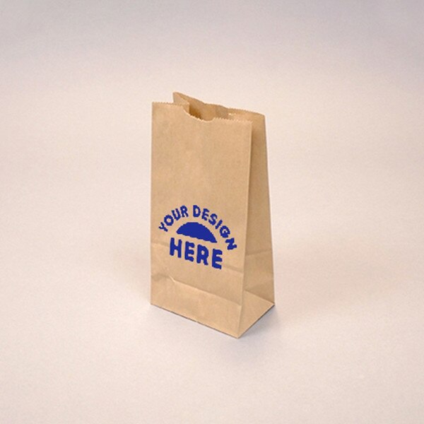Custom-Printed Natural Kraft 4-lb G